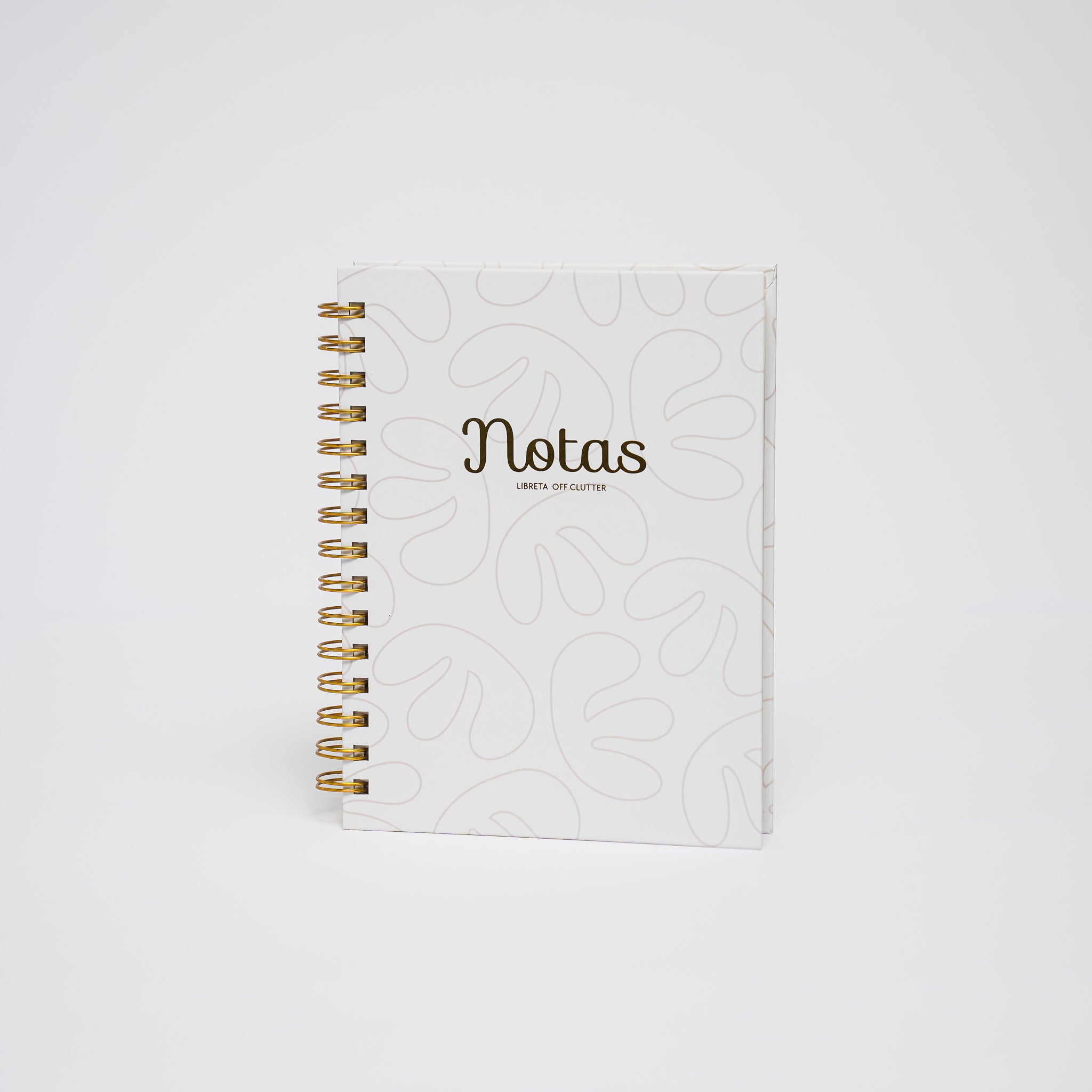 Notas | Libreta Espiral | Blanco Abstracto