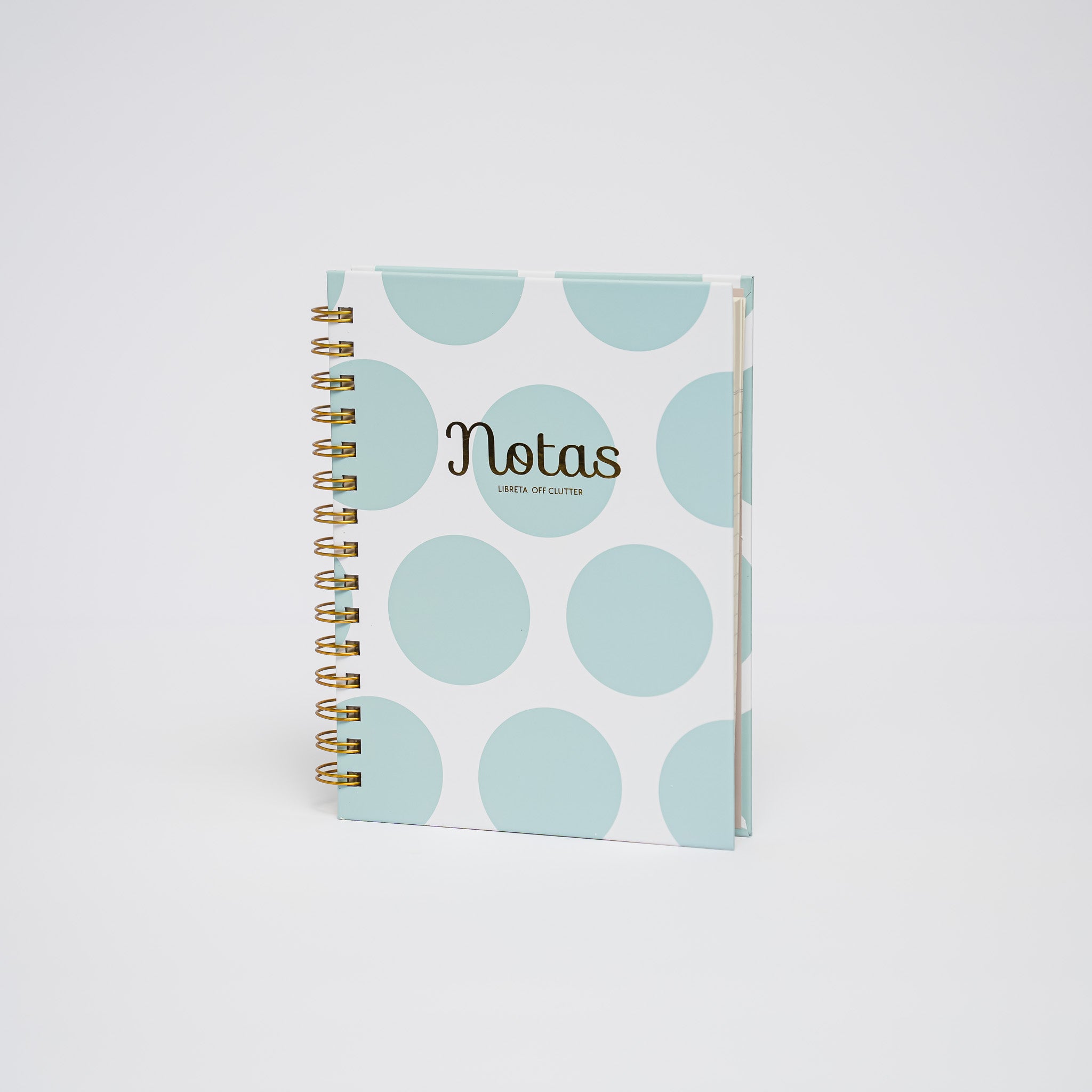 Notas | Libreta Espiral | Azul Polka Dot