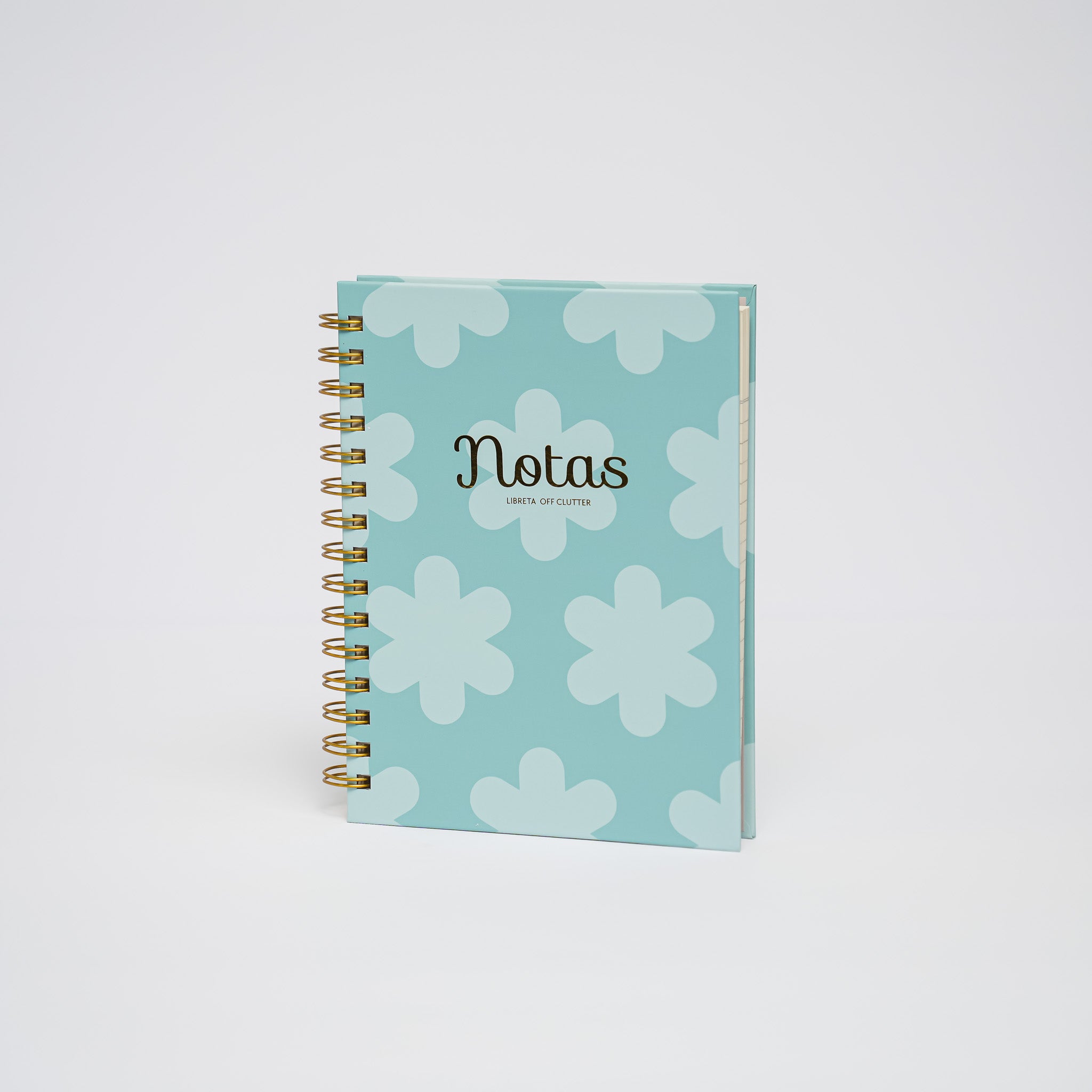 Notas | Libreta Espiral | Azul Flores