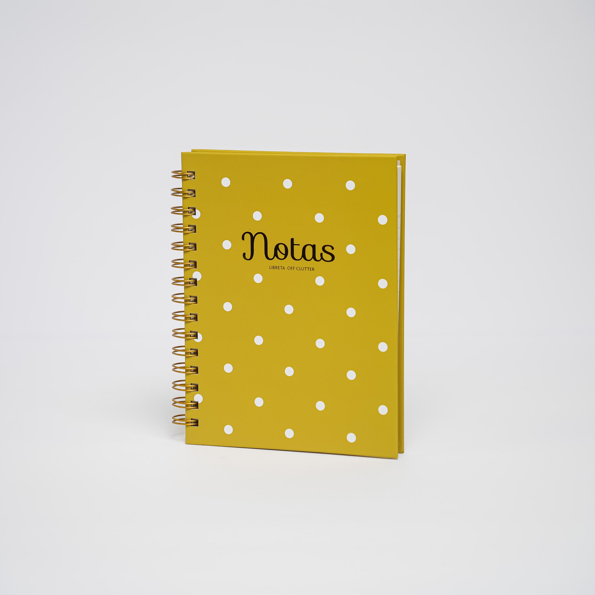 Notas | Libreta Espiral | Amarillo Mini Polka Dot